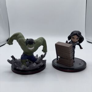 2016 The Hulk Q-Fig Marvel Avengers Age of Ultron &Jessica Jones Netflix Figure